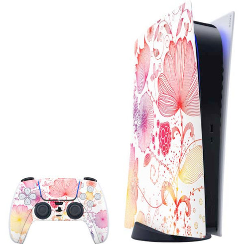 Elegant Flowers PS5 Digital Edition Bundle Skin